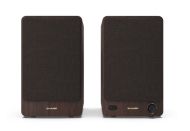 Аудио система Sharp Audio Systems CP-SS30(BR), Hifi Systems BOOKSHELF SPEAKERS 60W (2 x 30W) RMS 2, Bluetooth v5.0, USB playback, MP3 Audio decoder, RCA L/R In, 3.5mm Aux-in / line-in, Digital optical-in, Wooden speaker, Brown