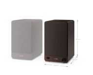Аудио система Sharp Audio Systems CP-SS30(BR), Hifi Systems BOOKSHELF SPEAKERS 60W (2 x 30W) RMS 2, Bluetooth v5.0, USB playback, MP3 Audio decoder, RCA L/R In, 3.5mm Aux-in / line-in, Digital optical-in, Wooden speaker, Brown