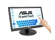 Монитор Asus VT169HE Touch Monitor ,16'', FHD (1920x1080), 10-point Touch, IPS, 220cd/m2, Wide Viewing Angle, Frameless, Flicker free, Low Blue Light, HDMI, Windows 11 compliance, Black