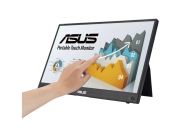 Монитор Asus ZenScreen Touch MB16AMTR portable monitor, 16 '' FHD (1920 x 1080), IPS, 10-point touch, 250 cd/m2,Built-in Battery, Hybrid Signal Solution, Mini-HDMI, ergo kickstand, tripod socket, ASUS Flicker Free and Low Blue Light technologies, 2 x1w, B