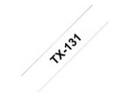 BROTHER P-Touch TX-131 black on clear 12mm