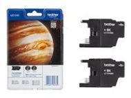 BROTHER LC-1240 ink cartridge black high capacity 2x600 pages 1-pack blister without alarm