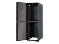 APC NetShelter SX Colocation 2 x 20U 600mm Wide x 1070mm Deep Enclosure with Sides Black