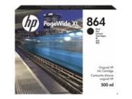 HP 864 500ml Black PageWide XL Ink Crtg
