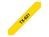 BROTHER P-Touch TX-621 black on yellow 9mm