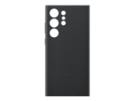 SAMSUNG GALAXY S23 Ultra Leather cover Black