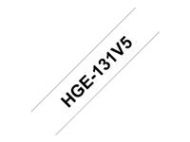 BROTHER 12 MM BLACK ON CLEAR HIGH GRADE TAPE