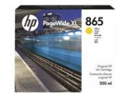 HP 865 500ml Yellow PageWide XL Ink Crtg