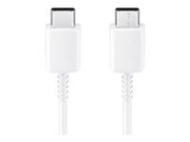 SAMSUNG Cable USB-C to USB-C 3A 15W AND 25W 1m White