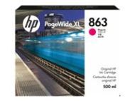 HP 863 500ml Magenta PageWide XL Ink Crtg