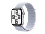 APPLE Watch SE2 v3 GPS 44mm Silver Alu Case with Blue Cloud Sport Loop