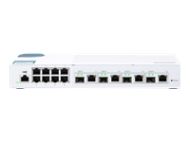 QNAP QSW-M408-4C 8 port 1Gbps 4 port 10G SFP+/ NBASE-T Combo Web Managed Switch