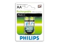 Philips Rechargeable battery HR6 AA, 2600 mAh, 2-blister