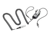 HP Poly SHS 2005-02 PTT push-to-talk amplifier for headset dual channel LEMO FGG.2B.310 681 Ohm ADD TAA Compliant