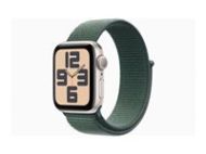 APPLE Watch SE2 v3 GPS 40mm Starlight Alu Case with Lake Green Sport Loop