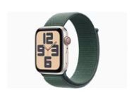 APPLE Watch SE2 v3 Cellular 44mm Starlight Alu Case with Lake Green Sport Loop