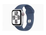 APPLE Watch SE2 v3 Cellular 40mm Silver Alu Case with Denim Sport Band SM