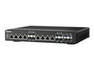 QNAP QSW-IM1200-8C 8 ports 10GbE SFP+/RJ45 combo 4 ports 10GbE SFP+ Marvell 98DX8312 managed switch