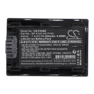 Батерия за фотоапарат /камера SONY NP-FH50D LiION  7,4V 650mAh  Cameron Sino