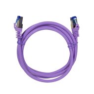 Patch cable S/FTP Cat.6a 3m, Purple,Flex,C6A069S