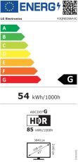 Телевизор LG 43QNED86A3C, 43" 4K QNED HDR Smart TV, 3840x2160, 60Hz Native (VRR 144Hz), DVB-T2/C/S2, Alpha 7 AI Processor, HDR 10 PRO, webOS 25 ThinQ, 4K Upscaling, WiFi 5, Dolby Vision, Bluetooth 5.1, AirPlay 2, LAN, CI, HDMI, SPDIF, Stand 