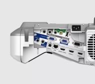 Мултимедиен проектор Epson EB-685W, 3LCD, Ultra short, WXGA (1280 x 800), 16:10, 3,500 lumen, 14,000 : 1, HDMI (3x), Ethernet, Wireless LAN (optional), VGA, 5.7 kg, Wall mounting bracket, 36 months