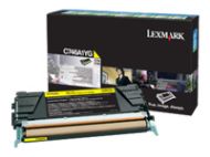 LEXMARK C746 C748 7K toner cartridge yellow standard capacity 7.000 pages 1-pack With returnprogram