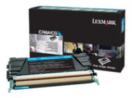 LEXMARK C746 C748 toner cartridge cyan standard capacity 7.000 pages 1-pack With returnprogram