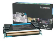 Cyan High Yield Toner Cartridge ,10,000 pages,C736dn / C736dtn / C736n / X736de / X738de / X738dte, Return Programme
