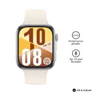 Часовник Huawei Watch Fit 4, Seiya-B19F, White + Huawei FreeBuds SE 2