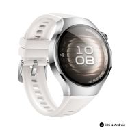Часовник Huawei Watch 5, Soc-L19L, White + Huawei FreeBuds 6i White + Black Fluoroelastomer Strap