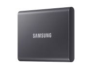 Твърд диск Samsung Portable SSD T7 500GB, USB 3.2, Read 1050 MB/s Write 1000 MB/s, Titan Gray