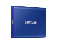Твърд диск Samsung Portable SSD T7 500GB, USB 3.2, Read 1050 MB/s Write 1000 MB/s, Indigo Blue