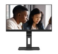 Монитор AOC 22E2UMF, 21.5" VA WLED, 1920x1080@75Hz, 4ms GtG, 250cd m/2, 3000:1, 20M:1 DCR, Adaptive Sync, FlickerFree, Low Blue Light, 2Wx2, Tilt, Height Adjust, Pivot, Swivel, D-SUB, HDMI, DP, USB hub