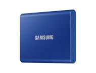 Твърд диск Samsung Portable SSD T7 1TB, USB 3.2, Read 1050 MB/s Write 1000 MB/s, Indigo Blue