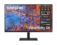 Монитор Samsung 32B800, 32" IPS SMART Monitor, 60Hz, 5 ms GTG, 3840 x 2160, 350 cd/m2, 1000:1 Contrast, HDR 600, Quantum Dot Color, Eye Saver Mode, Flicker Free, DP 1.4, HDMI, 3xUSB, USB-C, Headphone Jack, 178°/178°, Black