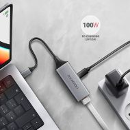 USB-C to Giga LAN + 2xDP 4K,U3 HUB,AXAGON HMC-7HX2