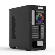 Кутия ZALMAN Z10 PLUS, Tempered Glass, RGB Mid-Tower, Черна