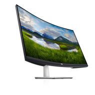 Монитор Dell S3221QS, 32" Curved 4K AG, VA, 4ms, 3000:1, 300 cd/m2, UHD (3840x2160),  AMD Radeon FreeSync, 99% sRGB, HDMI, DP, USB 3.0 hub, Speakers,  Audio Line-out, Height Adjustable, Tilt, Black