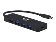 EATON TRIPPLITE USB-C Multiport Adapter - 4K 60 HDMI 3 USB-A Hub Ports 100W PD Charging HDR HDCP 2.2