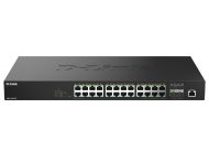 Комутатор D-Link 24 Ports 2.5Gbps PoE(90W)+ 4 Ports 10G SFP+ Smart Managed Switch