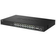 Комутатор D-Link 24 Ports 2.5Gbps PoE(90W)+ 4 Ports 10G SFP+ Smart Managed Switch