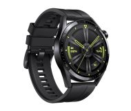 Часовник Huawei Watch GT 3 46mm, Active Jupiter-B19S, 1.43", Amoled, 466x466, PPI 326, 4GB, Bluetooth 5.2 supports BLE/BR/EDR, 5ATM, NFC, GPS, Battery 455 maAh, Black Fluoroelastomer Strap
