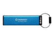 KINGSTON 64GB USB-C IronKey Keypad 200C FIPS 140-3 Lvl 3 Pending AES-256