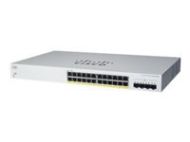 CISCO Business Switching CBS220 Smart 24-port Gigabit Full PoE 382W 4x10G SFP+ uplink