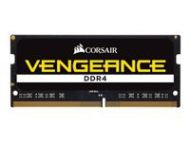 CORSAIR 16GB RAMKit 2x8GB DDR4 2400MHz 2x260 SODIMM unbuffered 16-16-16-39 Black PCB 1.2V