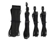 CORSAIR Premium Individually Sleeved DC Cable Starter Kit Type 4 Generation 4 BLACK