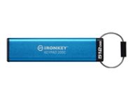 KINGSTON 512GB USB-C IronKey Keypad 200C FIPS 140-3 Lvl 3 Pending AES-256