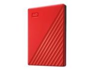 WD My Passport 2TB portable HDD USB 3.0 USB 2.0 compatible Red Retail