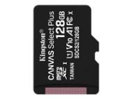 KINGSTON 128GB micSDXC Canvas Select Plus 100R A1 C10 Single Pack w/o ADP